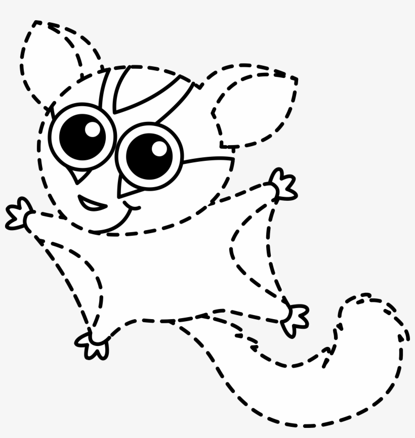 Sugar Glider Trace, transparent png