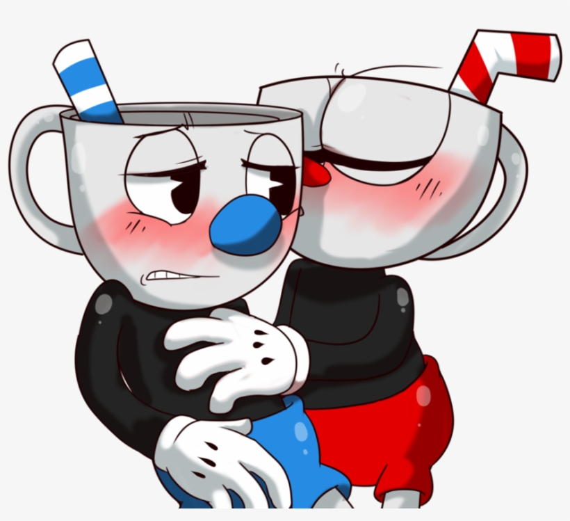 Cuphead X Mugman By Penguinspuffy-dbt9jke, transparent png