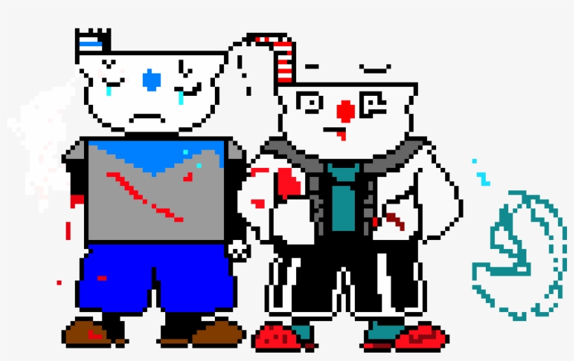 Cuptale Cuphead And Mugman [bad Ending], transparent png