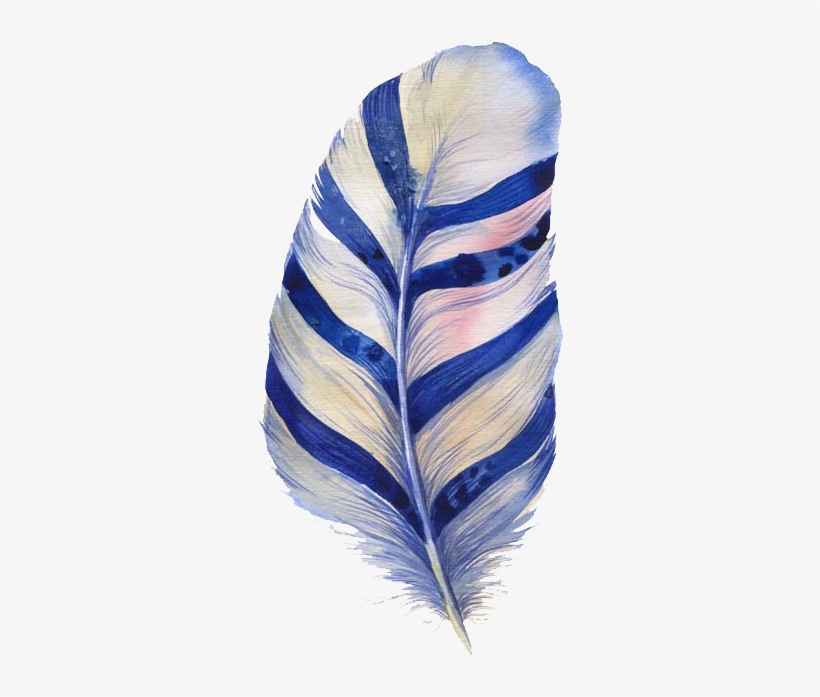 Watercolor Painting Feather Chic Banner Royalty Free - Gallery Direct Kris Art 'boho Watercolor Feathers I, transparent png