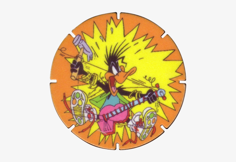 Tazos > Walkers > Looney Tunes 08 Daffy Duck - Looney Tunes Guitar, transparent png