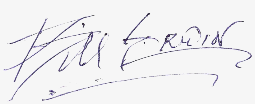 Bill Erwin - Handwriting, transparent png