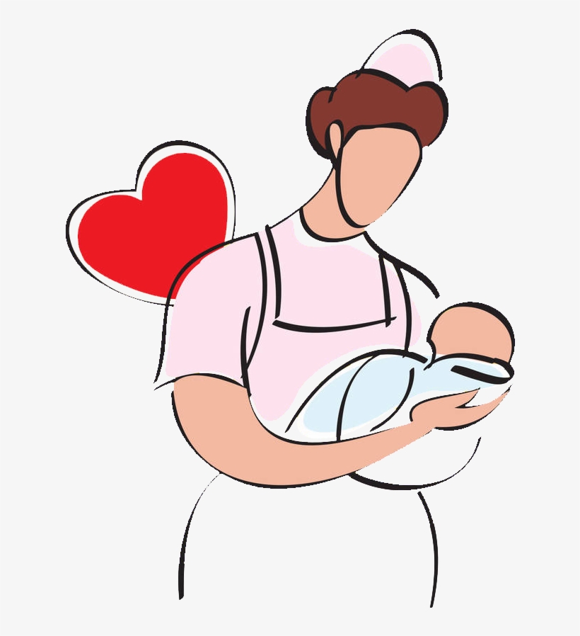 Infant Nursing Breastfeeding Stock Photography Clip - Enfermera Con Recien Nacido, transparent png