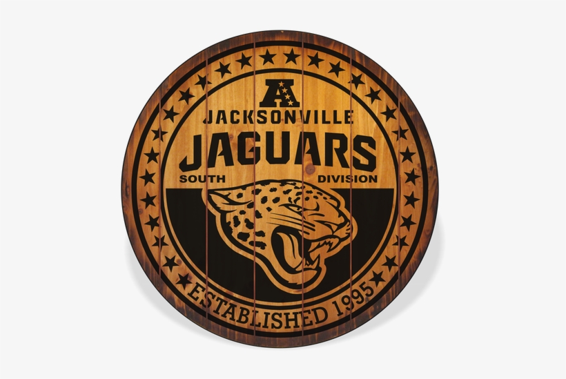 Jacksonville Jaguars Barrel Top Sign - Jacksonville Jaguars Large Enamel Pendant In Gold Plate, transparent png