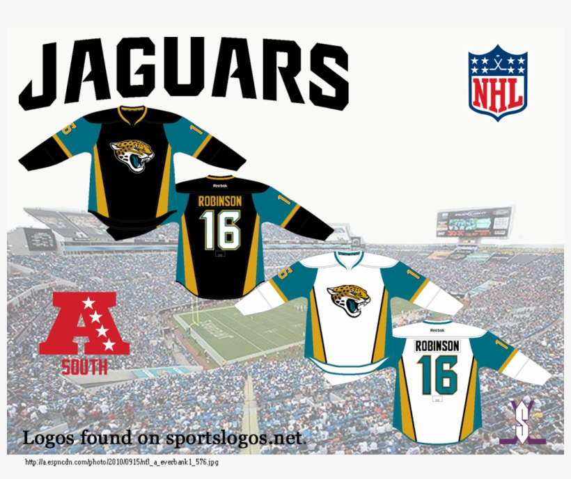 Design Steve Takes A Complete 180 In His Approach To - Jaguars Hockey Jersey Concept, transparent png