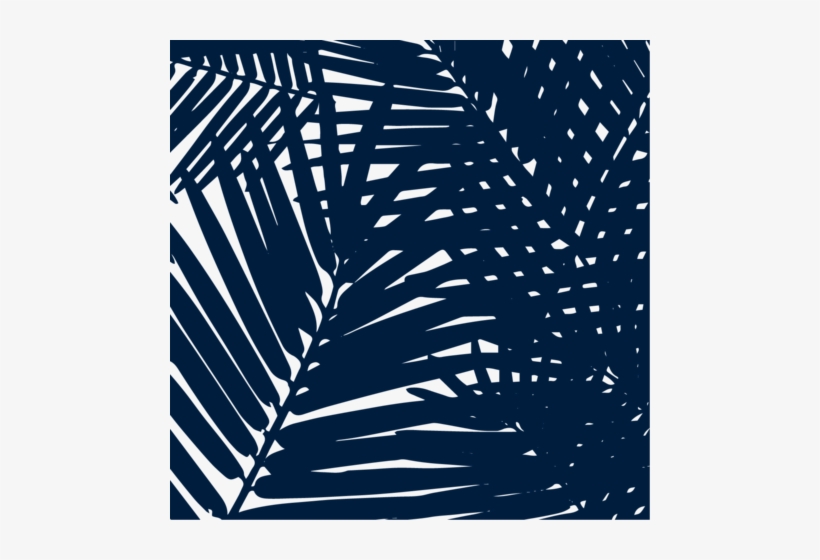 Navy Jungle Leaves - Katie Kime Jungle Leaves Tray, transparent png