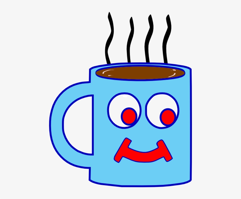How To Set Use Blue Hot Chocolate Cup Svg Vector, transparent png