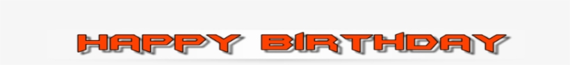 Hd Happy Birthday Png - Orange, transparent png