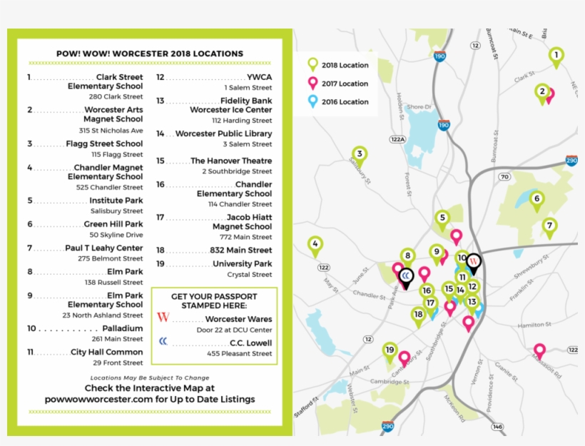 2018 Mural And Installation Map - Map, transparent png