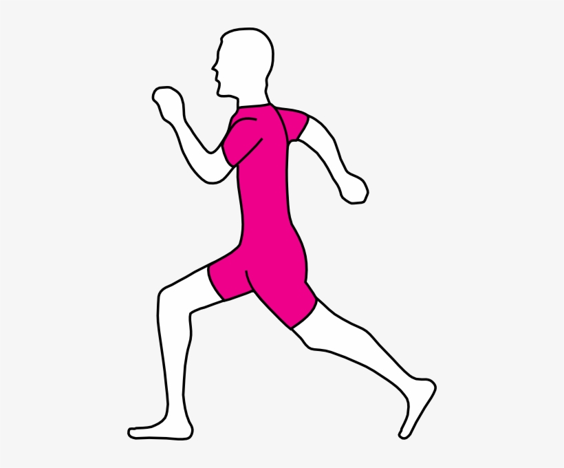 Running Man Clip Art Free Vector - Running Man Clip Art, transparent png