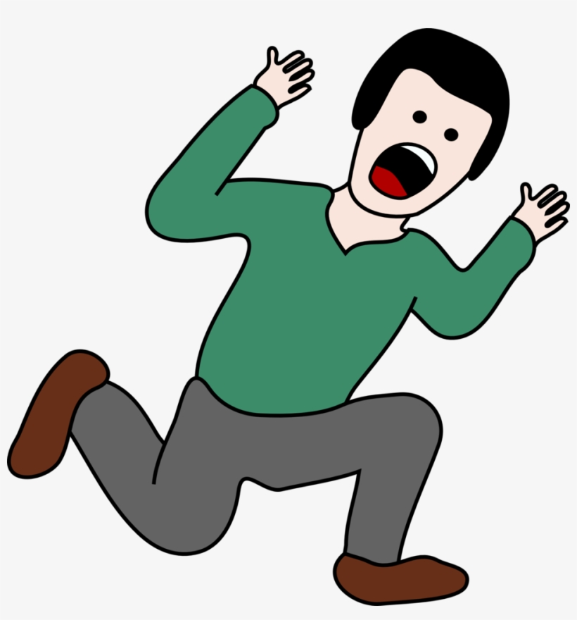 Scared Man Clipart Png For Web, transparent png