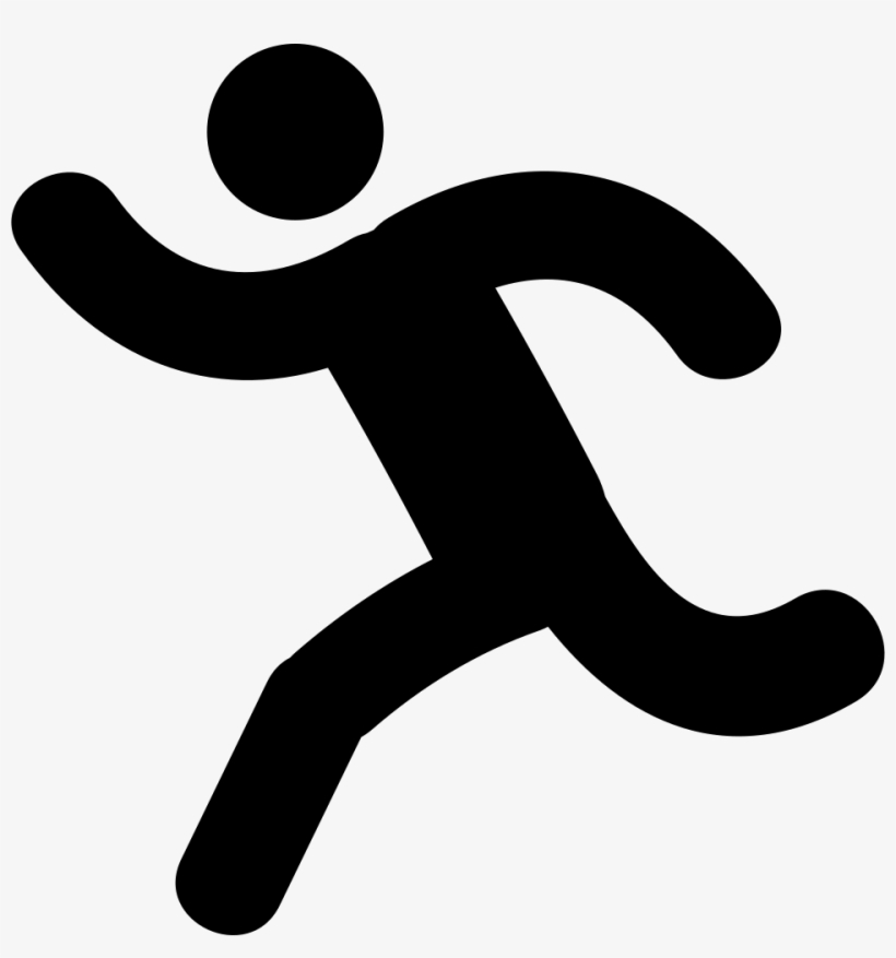 Png File - Person Running Icon, transparent png