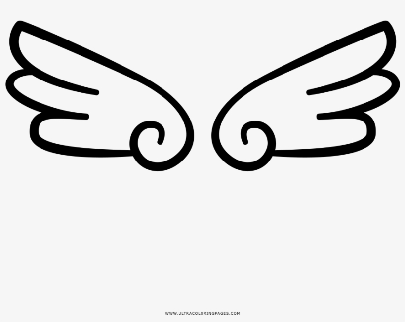 Sakura Wings Coloring Page - Alas Sakura, transparent png