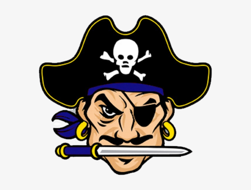 Basketball Clipart Pirate - Seneca Raiders, transparent png