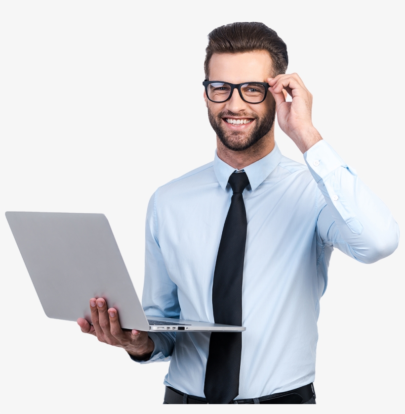 12 Tips Every It Guy Should Know - Man With Laptop Png, transparent png