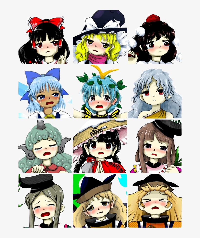 Imperishable Night Hidden Star In Four Seasons Facial - Touhou Satono And Mai, transparent png