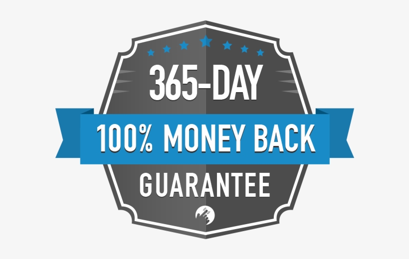 We Guarantee Your Success - 365 Day Money Back Guarantee, transparent png