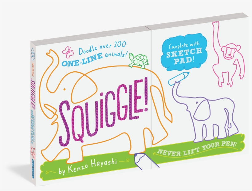 Squiggle - Squiggle! Over 200 One-line Animals To Doodle, transparent png