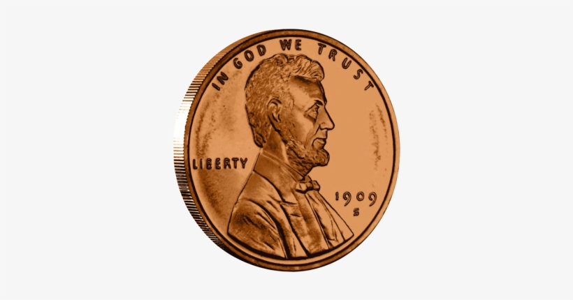Penny Png - 1909 .999 Copper Penny, transparent png