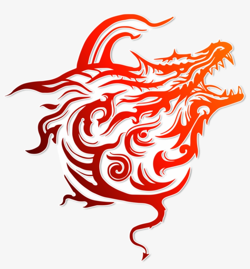 Symbol Drakan By Jiewarch On Deviantart Symboldragon - Red Dragon Symbol Transparent, transparent png