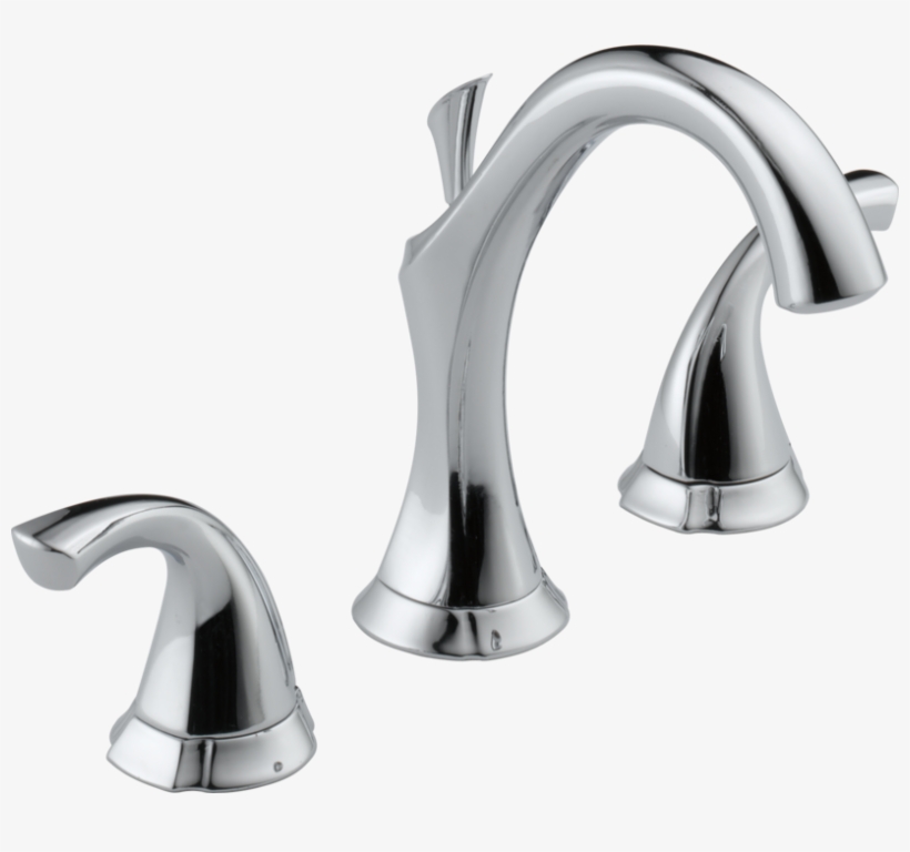 Collection - Delta 3592lf Chrome Addison Two Handle Widespread Bathroom, transparent png