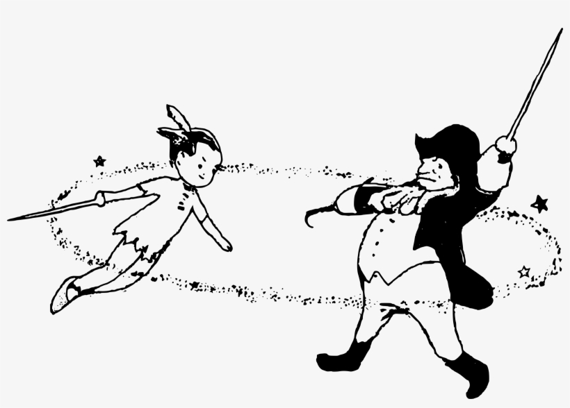 This Free Icons Png Design Of Peter Pan And Captain, transparent png