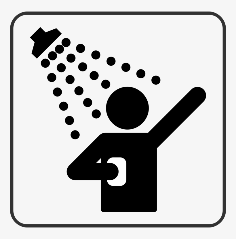 Shower Computer Icons Bathtub Bathroom - Shower Clipart, transparent png