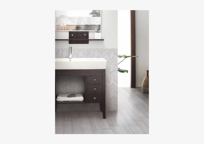Watercolor Grigio Grey Rectangular Porcelain Matte - Watercolor 12" X 15" Porcelain Mosaic Tile, transparent png