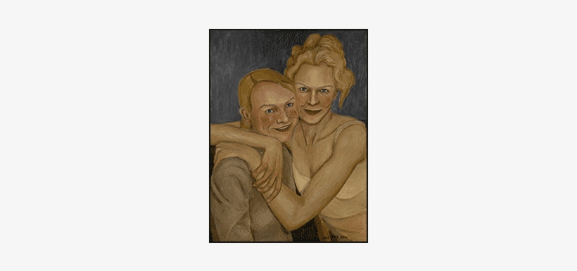2 Famous People Part 2 Paintings Part 2 Www - Hug, transparent png