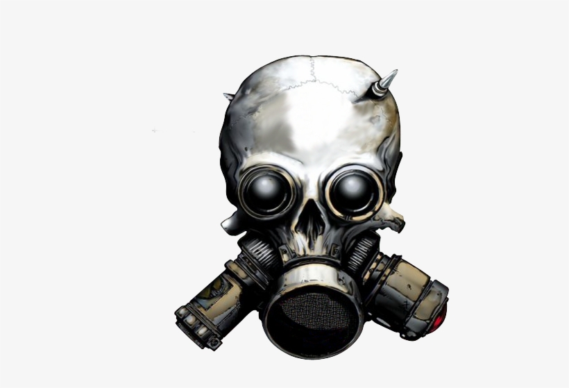Heavy Metal Faak Skull - Skull Gas Mask Png, transparent png