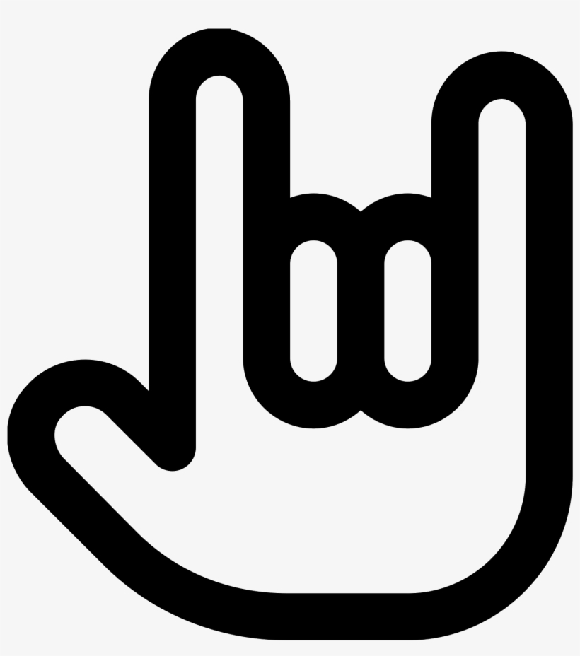 Download Transparent Metal Horns Png Graphic Freeuse Download - Metal ...