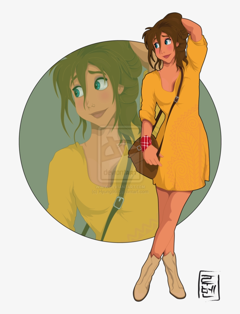 Jane Modern Day Disney Characters As College Students 707x1000 Png Download Pngkit
