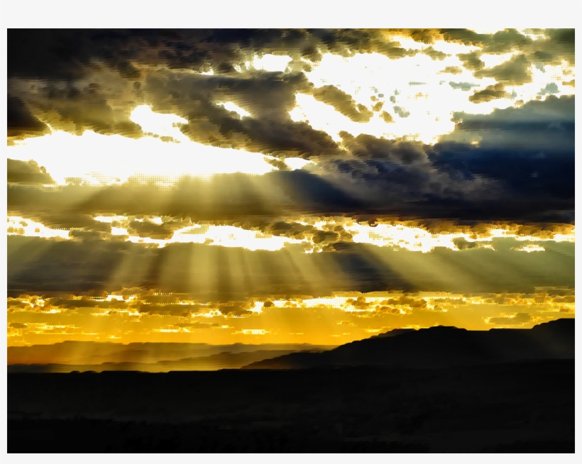 Cloudy Clipart Cloudy Sky - Sunset, transparent png