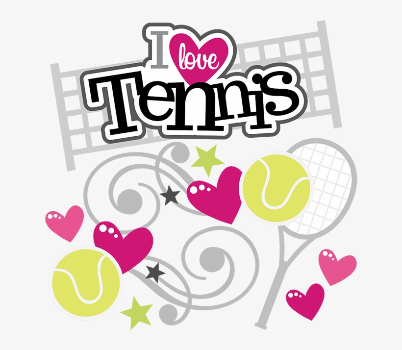 I Love Tennis - Samanthatreasure 2/3/5 Yard - 3" Sport I Love Tennis, transparent png