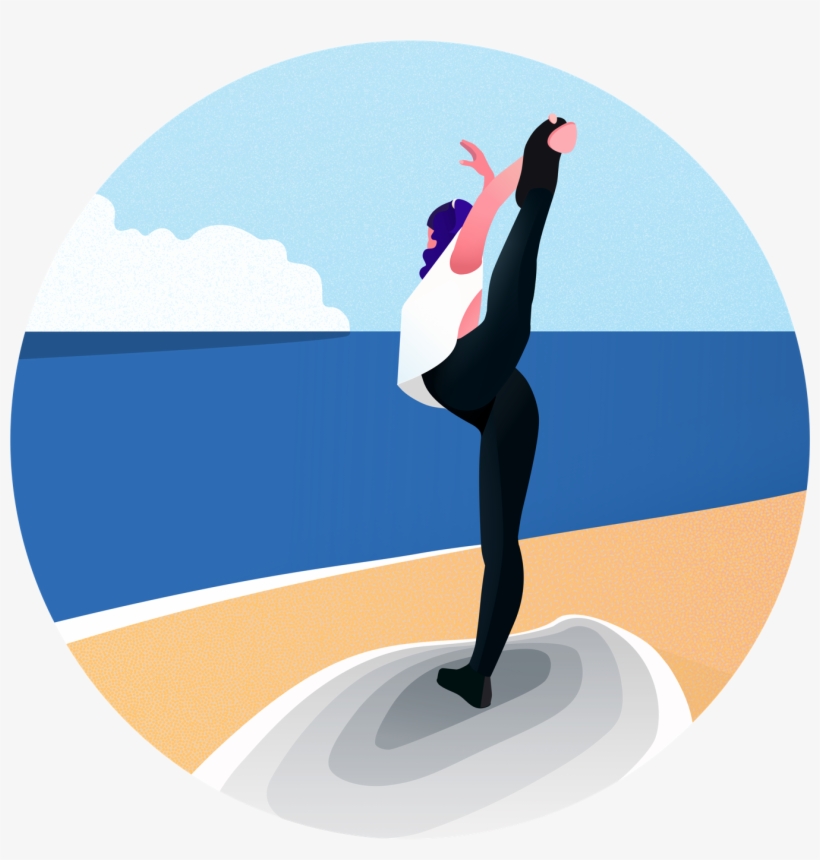 A Graceful Lady Striking Pose Next To - Illustration, transparent png