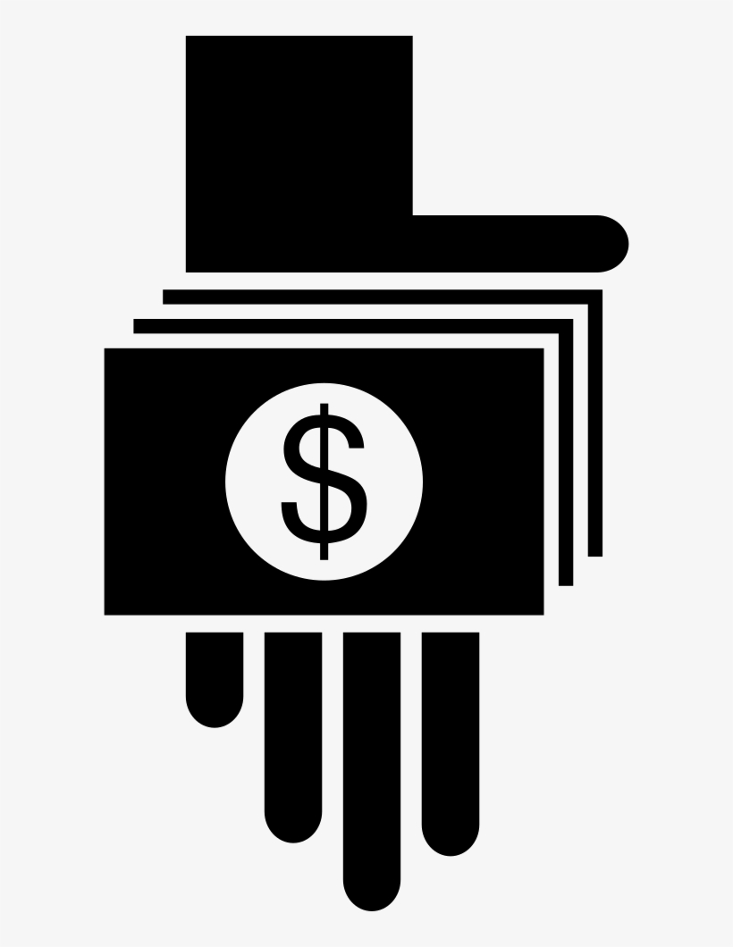 Hand With Bills Comments - Icono Billetes, transparent png