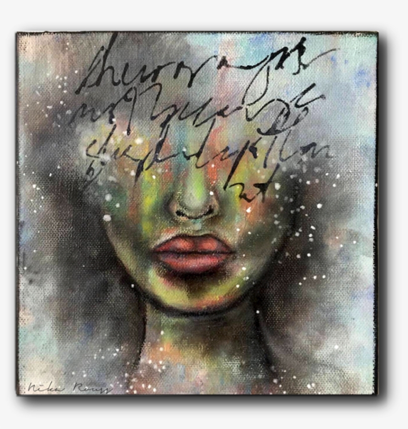 Com 2017 02 26 Abstract Portrait With Gelatos - Portrait, transparent png