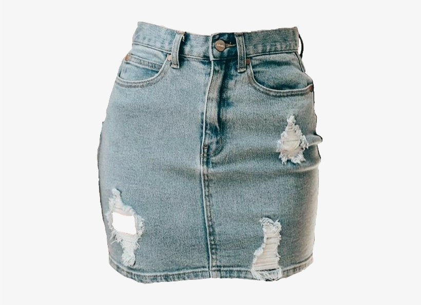 Jeans Skirt Png - Faldas De Jean Cortas 2018, transparent png