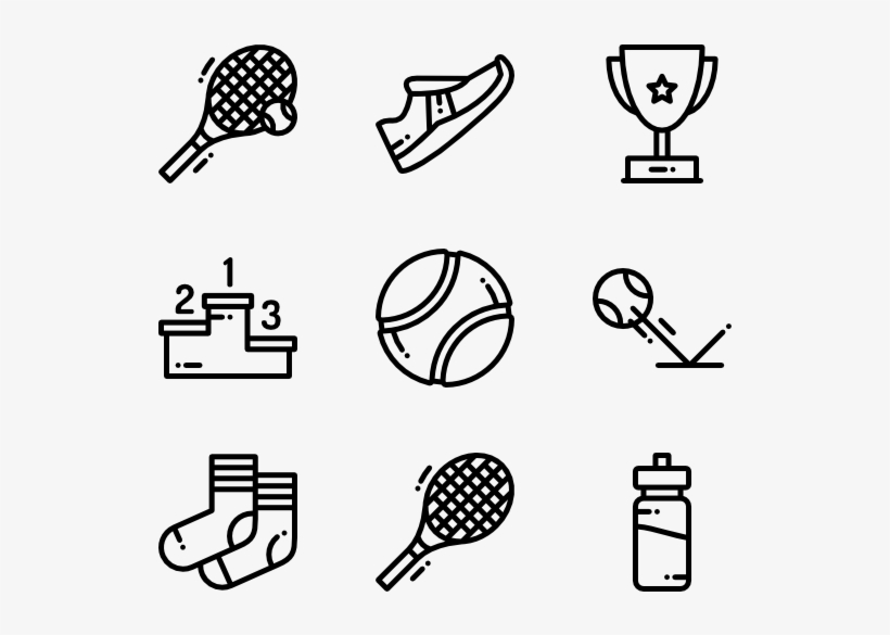 Tennis - Food Line Icon Png, transparent png