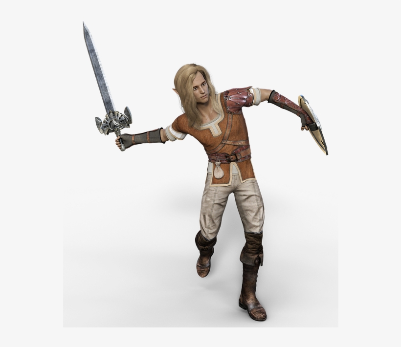 Guerriera Con Scudo Png, transparent png