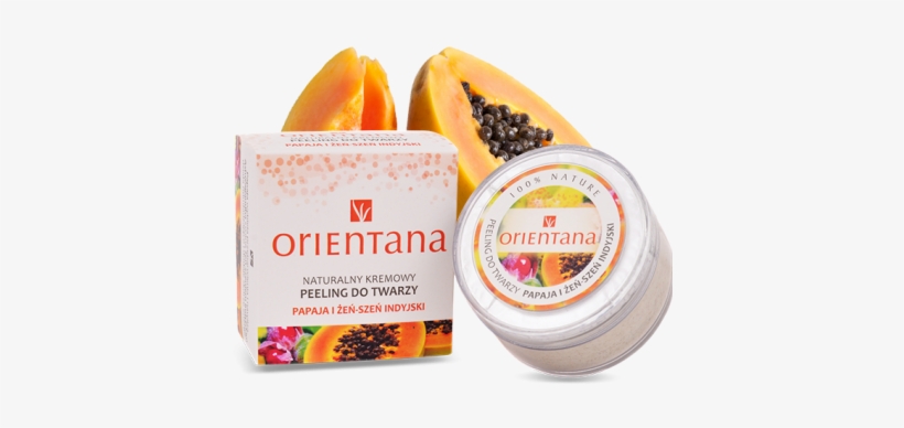 Natural Cream Face Scrub Papaya & Indian Ginseng - Papaya Scrub For Face, transparent png