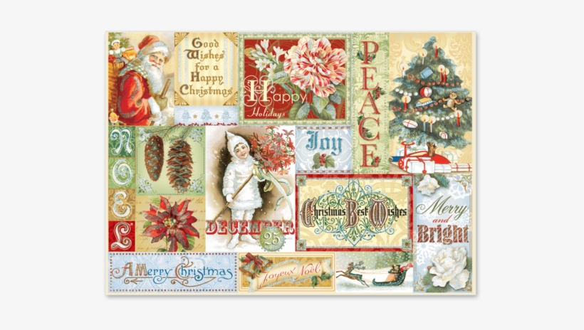 Christmas Nostalgia Boxed Holiday Cards, transparent png