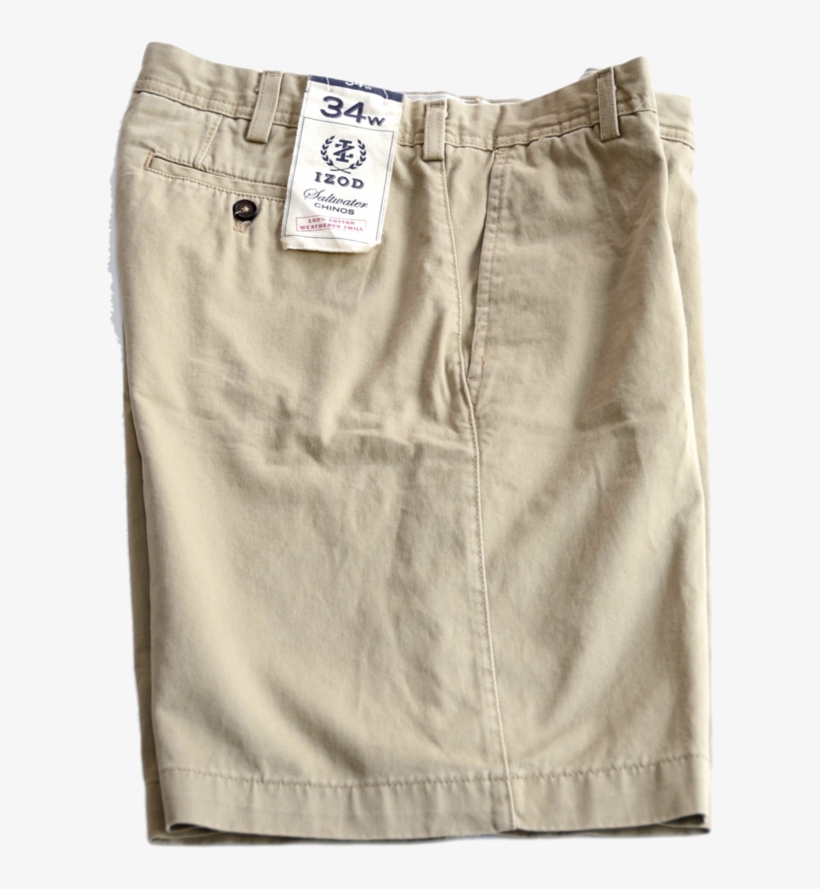 Men's Short By Izod, Weathered Twill, 100% Cotton,, transparent png