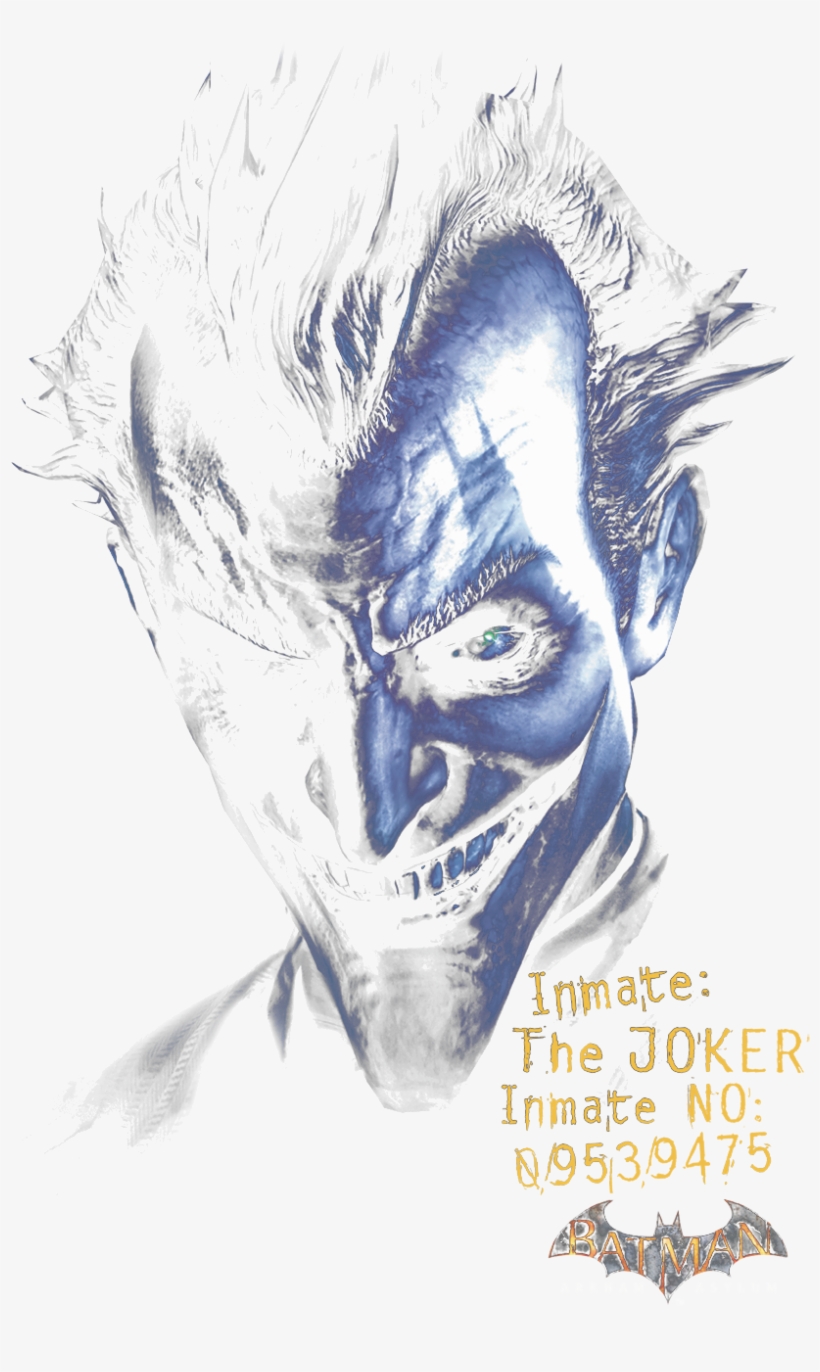Arkham Arkham Joker Men's Long Sleeve T-shirt, transparent png
