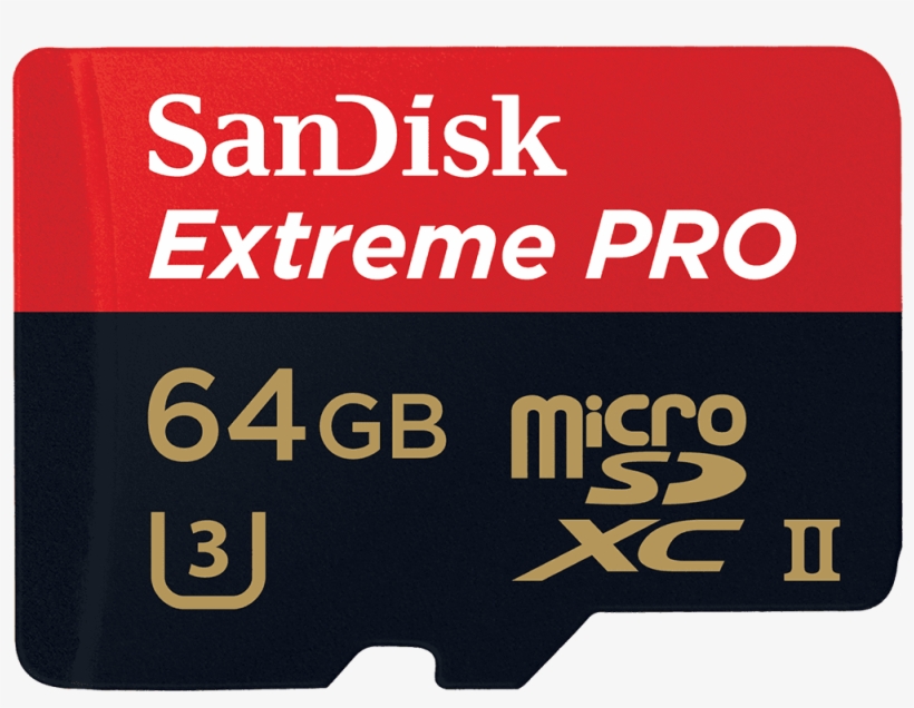 Sandisk Extreme Pro Microsdxc Uhs-ii Card, transparent png