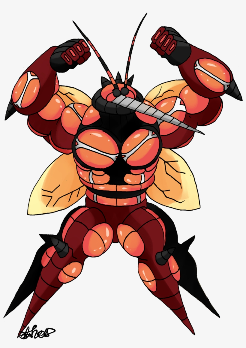 Buzzwole Pokemon Pokemon Ultra Beast Pkmn Pkmnart 1280x1621 Png Download Pngkit