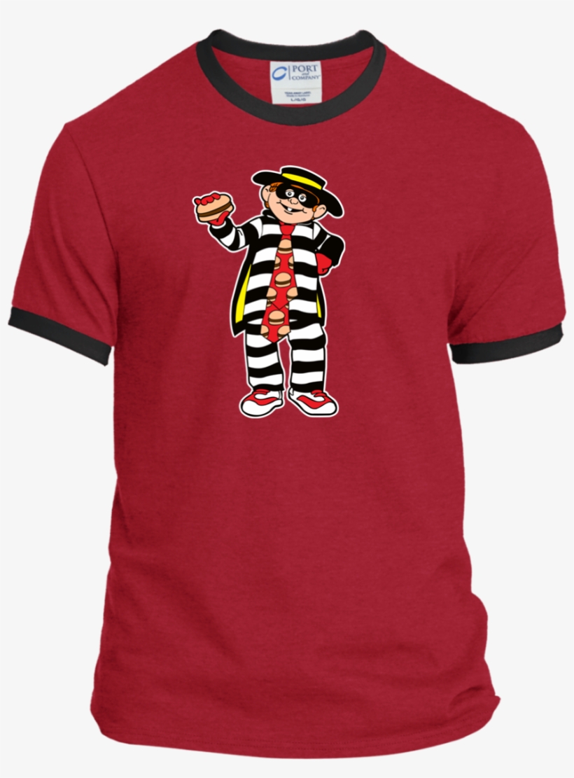 Hamburglar Pc54r Port Amp Co Ringer Tee, transparent png