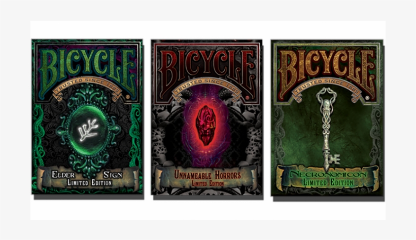 Bicycle Necronomicon Limited Edition Playing Cards, transparent png