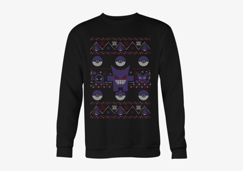 Ghost Type Xmas Sweater, transparent png