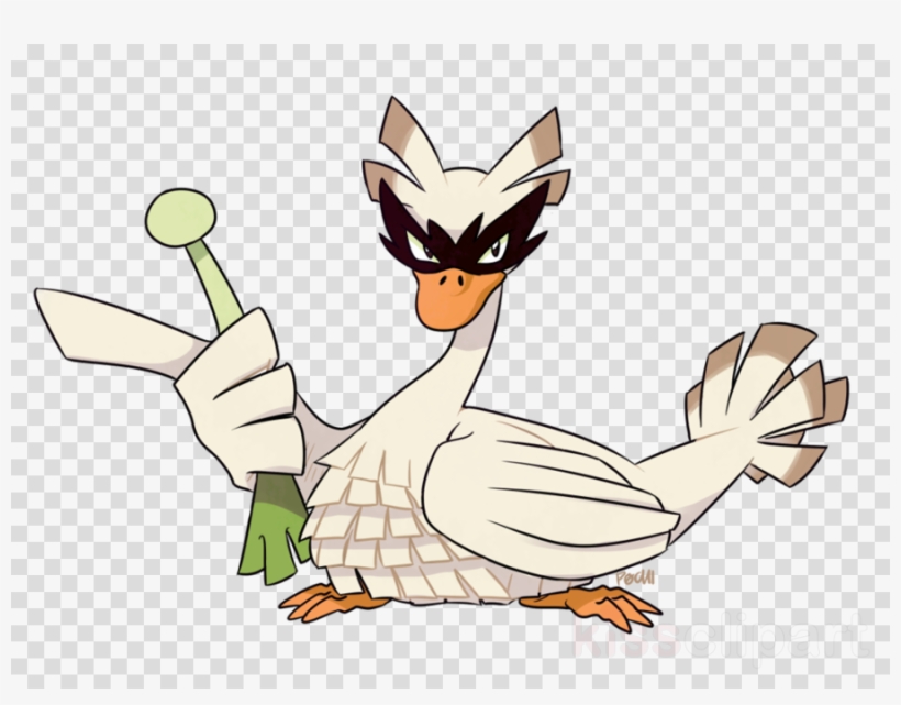 Farfetch D Madame Clipart Pokémon Gold And Silver Farfetch'd, transparent png